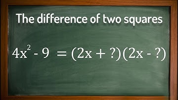 The difference of two squares - GCSE Maths