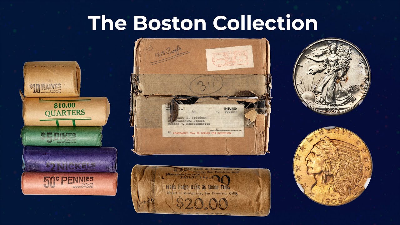 After coins were discovered in a garage, The Boston Collection comes to