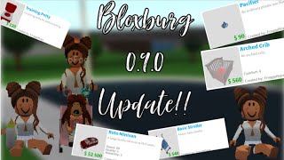 NEW BLOXBURG 0.9.0 UPDATE! (New baby role, Car and more!)