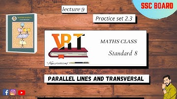 class8 chapter2 lecture9 practice set 2.3 #Maharashtraboard #VRTutorials