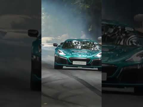 2023 Rimac Nevera Launch Drift at the 2022 Goodwood Festival of Speed.