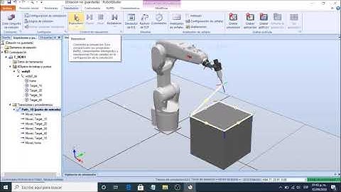 Creación de trayectoria para soldado en RobotStudio