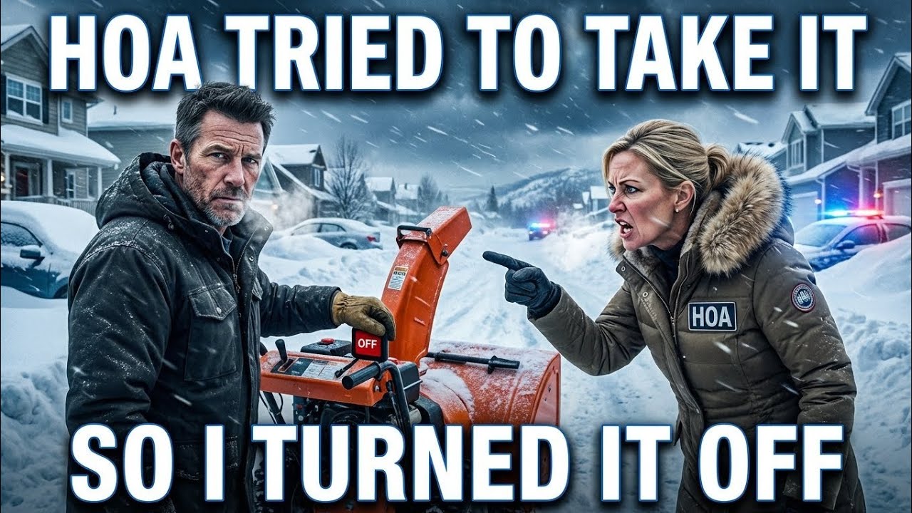 HOA Demanded My Snowblower — What I Did Next Froze Their Entire Street