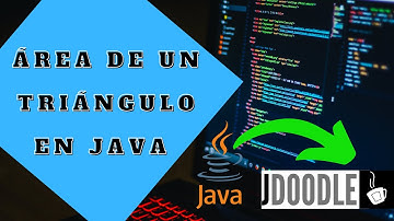 PROGRAMANDO EN JAVA EL ÁREA DE UN TRIÁNGULO  USANDO JDOODLE