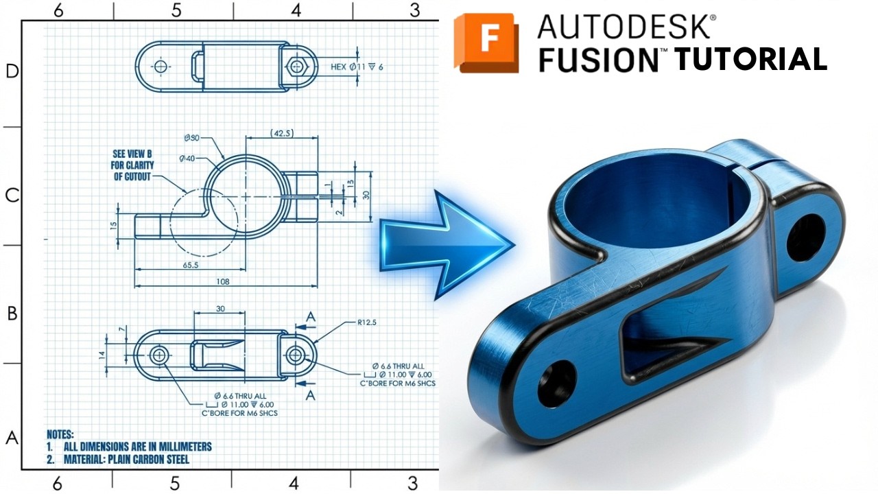 Fusion 360 From Zero | Beginner Step-by-Step Tutorial 114