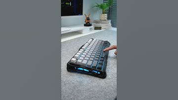 The RGB light is so cool! #gravastar #mercuryk1 #keebs #mechkeyboard #gaming #keyboard #groupbuy