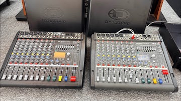 Mixer Dynacord Cms600 và Powe mate 600 Chuẩn Hàng Cao Cấp Phù Hợp Anh Em Hát Văn , Làm Tiệc Cưới 