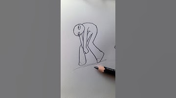 How to Draw OC Pose (EASY!) 😱 #foryou #art #shorts #howtodraw #easydrawing #tutorial #awesome