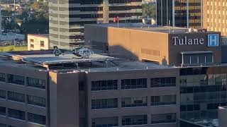 Acadian Air-Med Arriving To Tulane University Hospital-New Orleans