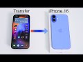 Transfer Data from Old iPhone to iPhone 16 📱