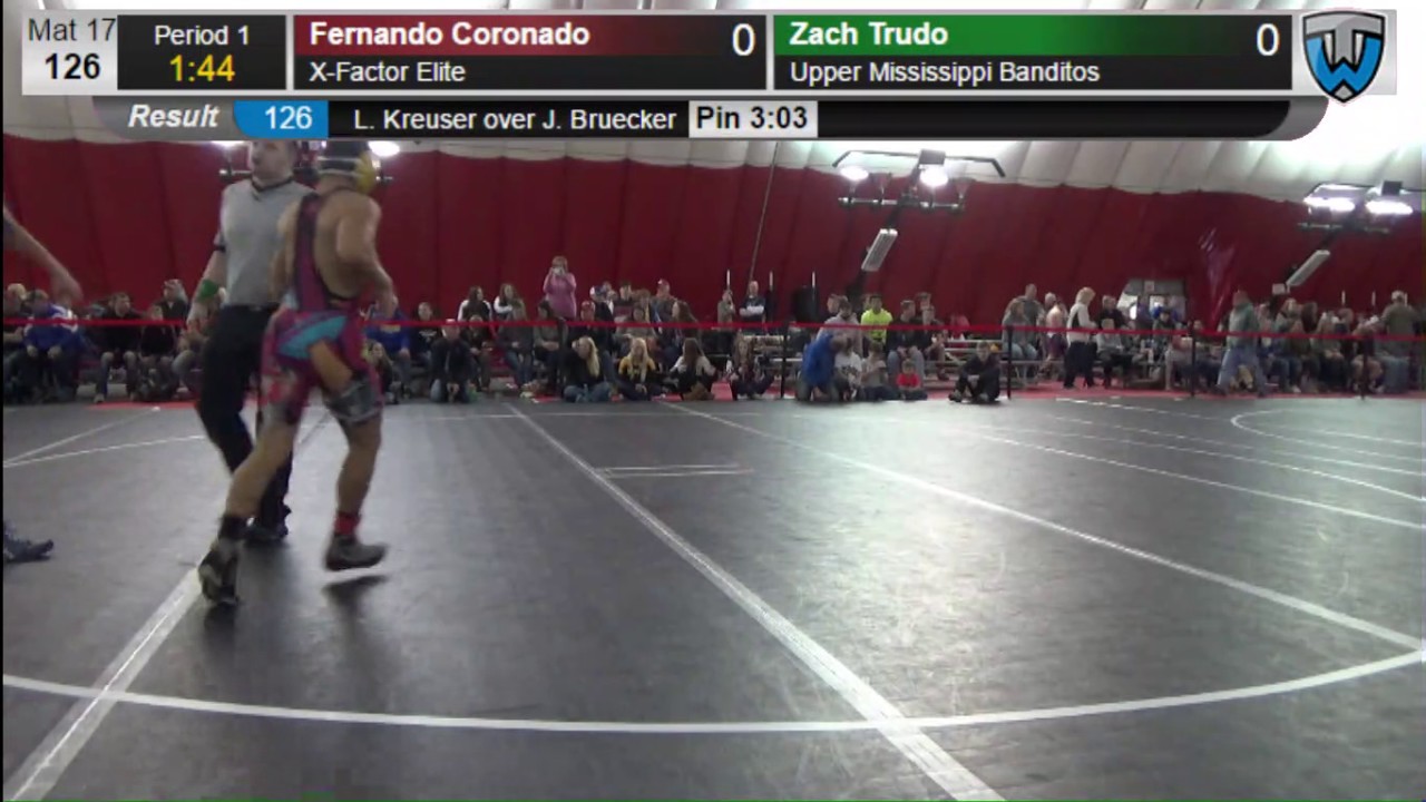 126 Fernando Coronado X Factor Elite vs Zach Trudo Upper Mississippi Banditos 6475388104