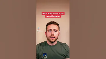 Proof That Chinese Is The Easiest Language 