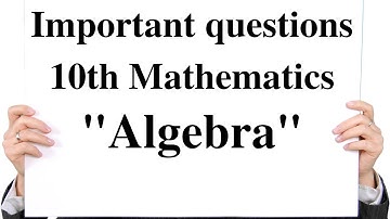10th Maths:TN Board: Important questions: Chapter 3: Algebra: 2 & 5 marks: DD ACADEMY CHENNAI