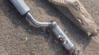 Match Highlights Essex Rotary Quick Vids 12 - RX-8 Catalytic Converter Comparison, Cheap Cats are Cheap for a reason