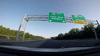Interstate 40 Arkansas - Mile 135 to Exit 152