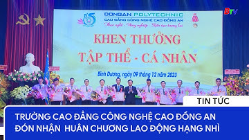 Trường Cao đẳng Công nghệ cao Đồng An đón nhận Huân chương Lao động hạng Nhì