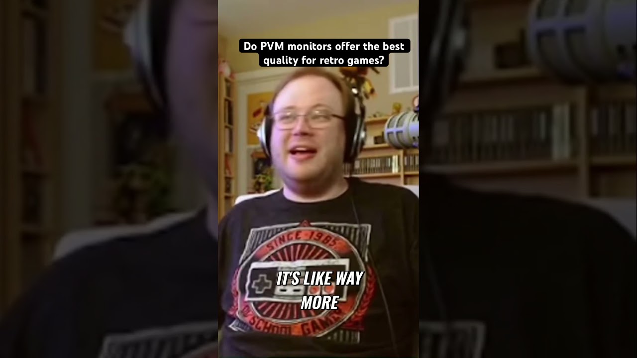 Do PVM monitors offer the best quality for retro games? 