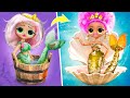 De Boneca Pobre a Boneca Rica / 10 DIY Ideias para LOL Surprise