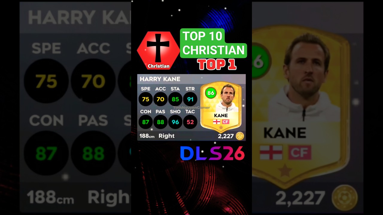 DLS 26 | 😱 TOP 10 BEST CHRISTIAN PLAYERS IN DLS 26 