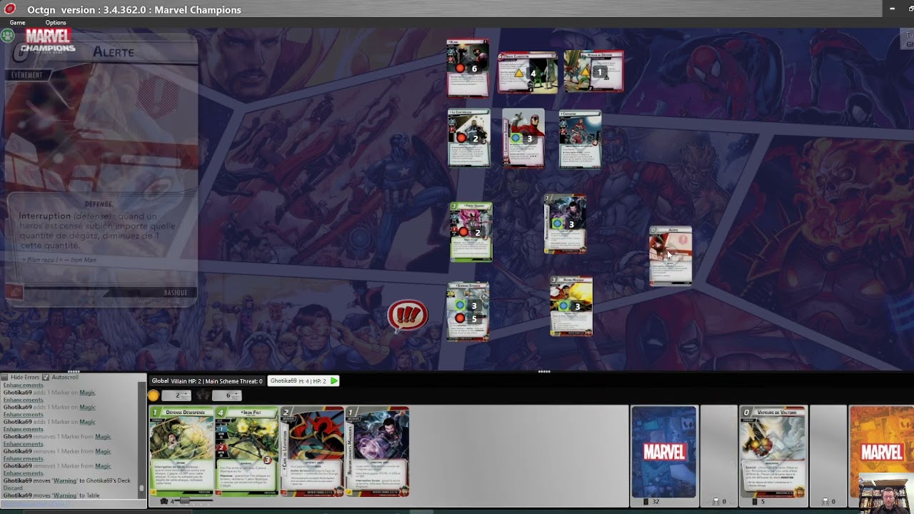 Octgn - Tuto Fr - Comment utiliser Marvel Champions JCE dans Octgn ?