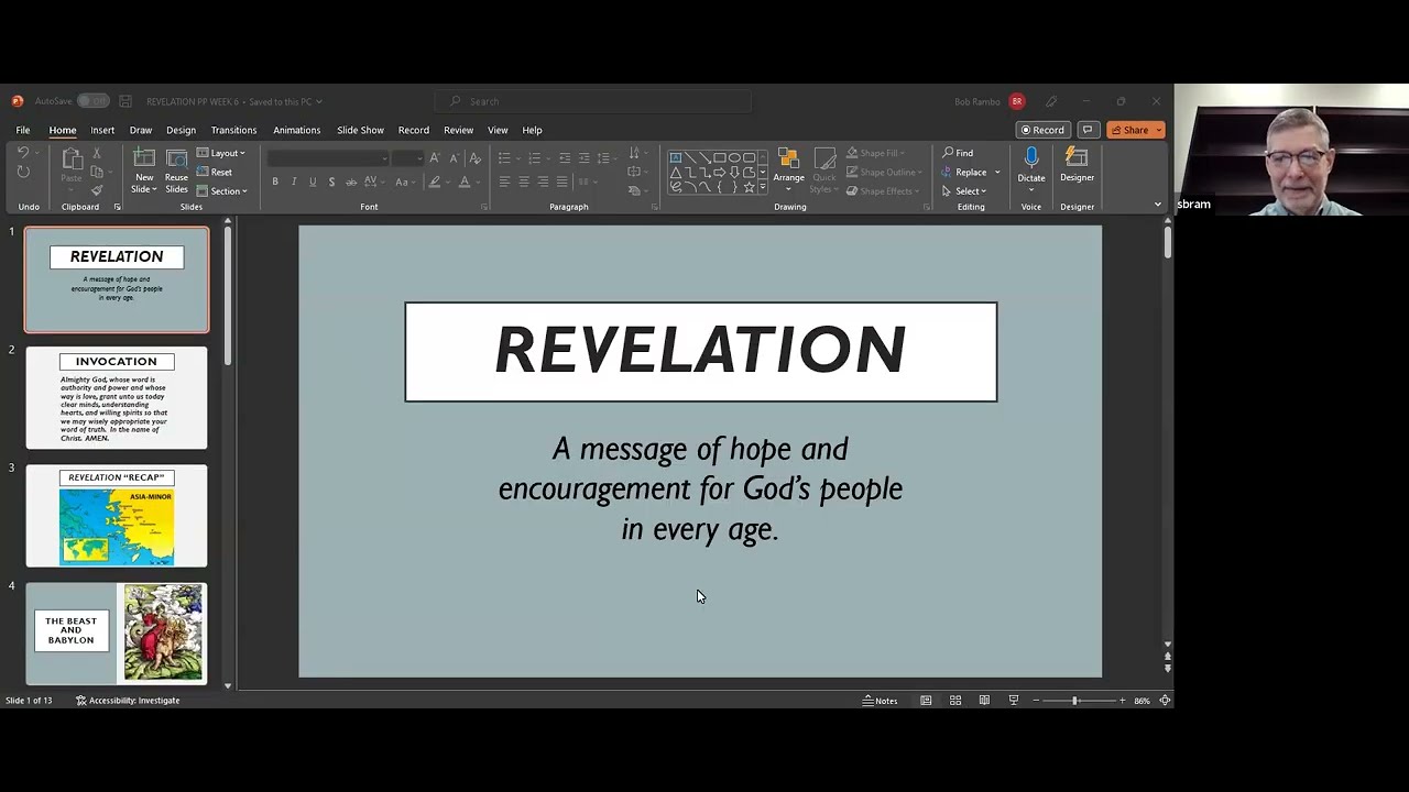 Bob Rimbo Revelation | Week 6 | Bob Rambo - YouTube