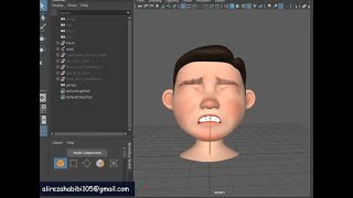Script rig lip eye brows speed