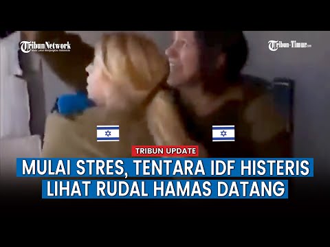 Viral Tentara Wanita Israel Histeris Ketakutan saat Serangan Hamas Berdatangan