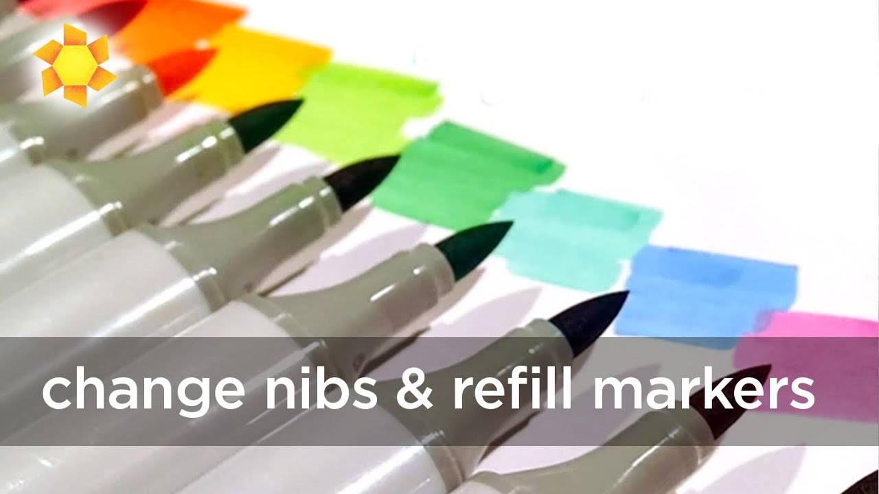 How to refill a Copic Sketch Marker 