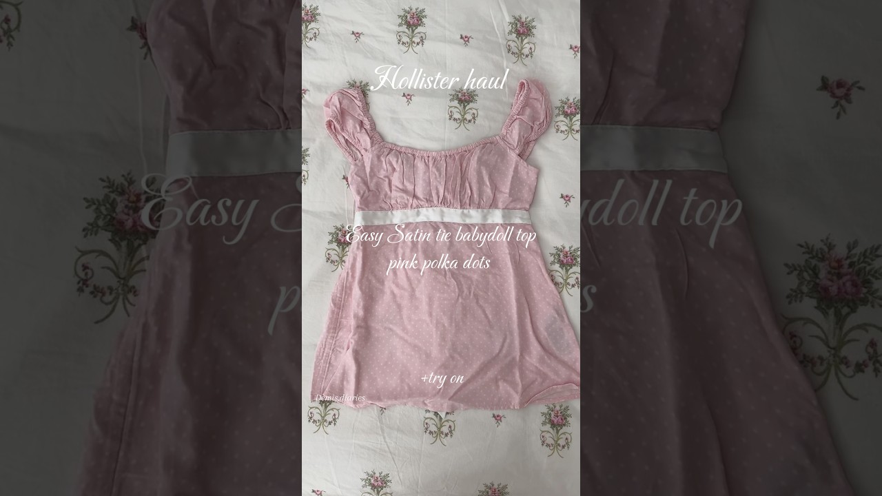 Hollister babydoll top 