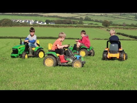 kids john deere tractor videos