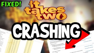 How To Fix It Takes 2 Crashing! (100% FIX)