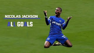 Nicolas Jackson All 22 Goals \& Assists for Chelsea