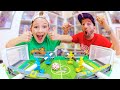 Father &amp; Son PLAY FLIP KICK SOCCER! (Ultimate Fooseball)