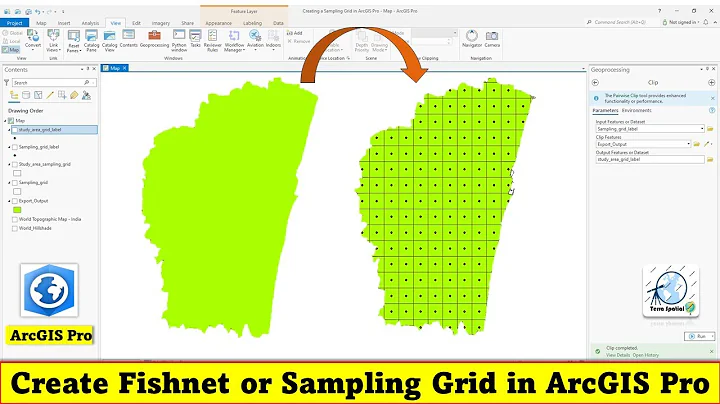 Create Fishnet or Sampling Grids in ArcGIS Pro