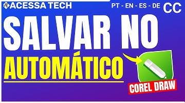 Como fazer o Corel Draw Salvar Trabalhos Automaticamente (copia de segurança automática)