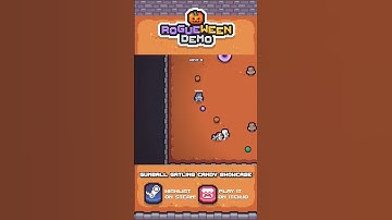 Rogueween! 👻 a roguelike bullet hell game. #bullethell #gamedev #indiegame #roguelike #steamgame