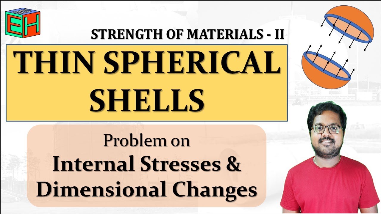 4.3.1 Thin Spherical Shells - Problem | SM-2 | Education in Hands | JNTUH