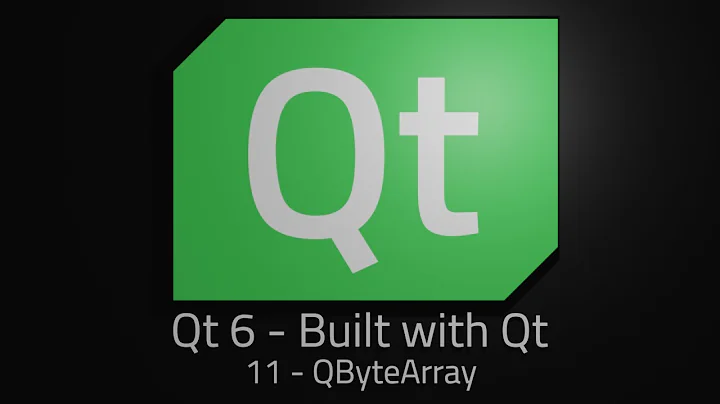 Qt 6 - Episode 11 - QByteArray