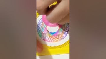 ASMR 🌈 SPIROGRAPH ART AUTO REVERSE  🌈#asmr