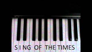 Video thumbnail of "Sing of  the Times .- Europe - Intro. piano."