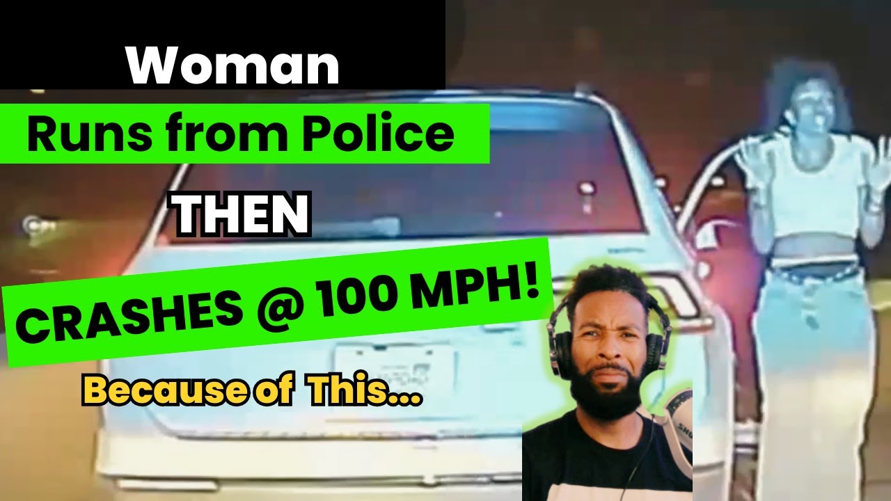 Woman ARRESTED After 100MPH Police Chase Caught on Camera! - YouTube