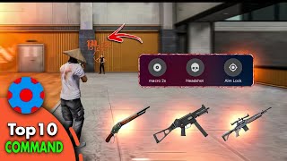 Celebrity Top 10 Set Edit Secret Commands for 95% Headshot | setedit free fire headshot | set edit performance Wealth