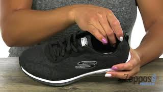 skechers skech air element women's shoes in black