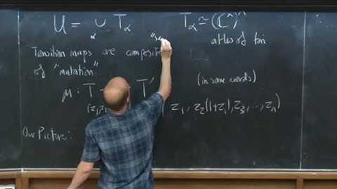 Cluster algebras and Mirror Symmetry - P. Hacking - Lecture 02