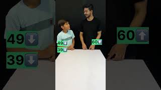 Guess Number (Higher Or Lower )😉|Familychallenge || @Aky_Show #shorts #short