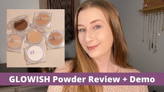 GLOWISH by Huda Luminous Pressed Powder Review + Demo (With Huda Foundation and Primer)