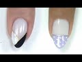 10 Modelos de unhas decoradas FÁCEIS e SIMPLES com palito e pincel - nail art COMPILATION