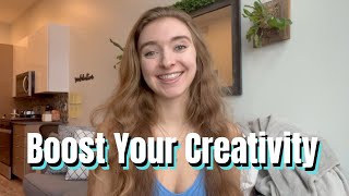 Top 10 Tips To Increase Your Creativity // CREATIVITY IS A MUSCLE!