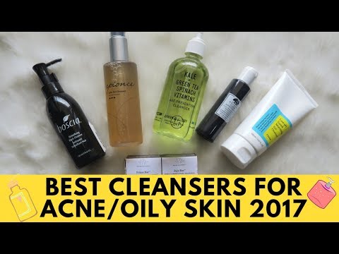 BEST CLEANSERS for ACNE PRONE/SENSITIVE/OILY SKIN  || Pia Tyagi