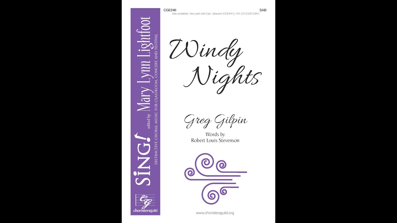 Guarda CGE240 Windy Nights - Greg Gilpin su YouTube Guarda CGE240 Windy Nights - Greg Gilpin su YouTube